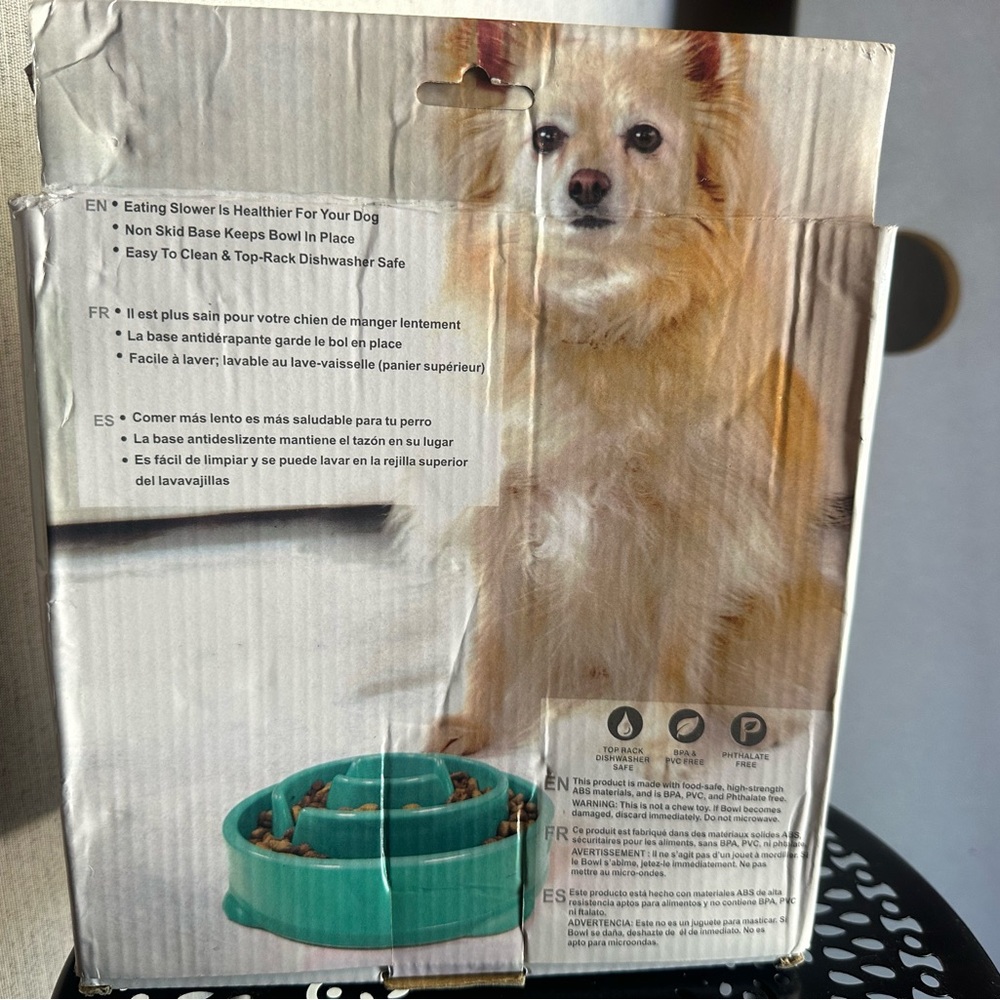 Non-Skid Dog Bowl by [Brand] - Green